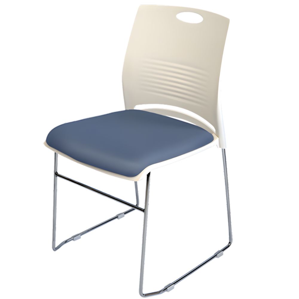 ミーティングチェア 会議椅子 スタッキング 1脚 軽量 クッション付き 背もたれ有り セミナー 塾 オフィス 省スペース 収納可能 ミーティング 受付 |  | 12