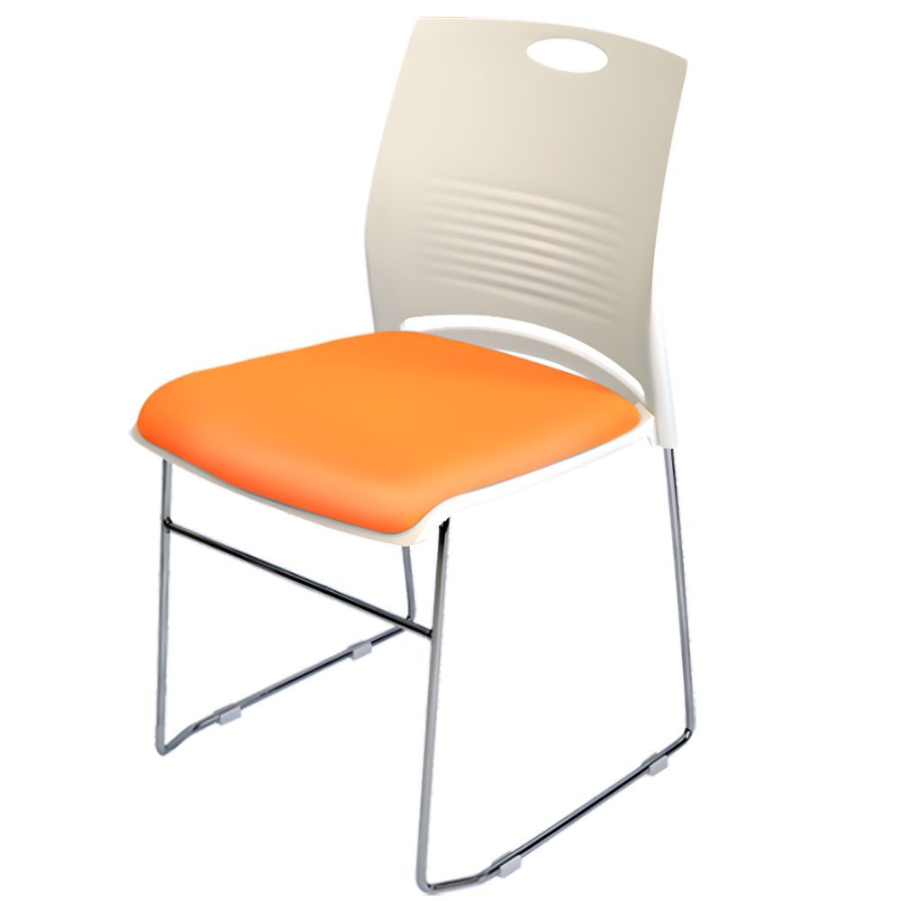 ミーティングチェア 会議椅子 スタッキング 1脚 軽量 クッション付き 背もたれ有り セミナー 塾 オフィス 省スペース 収納可能 ミーティング 受付 |  | 15