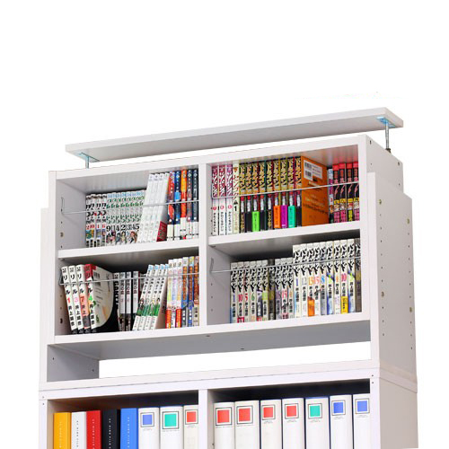 シェルフ9018専用 耐震 天井突っ張り上置き 収納 ユニット 幅90 天井