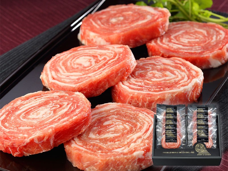 大山豚手造りロールステーキ 肉 ギフト 冷凍便 ホクニチ Hokunichi 003 出雲 山陰 うまいもの市場 通販 Yahoo ショッピング