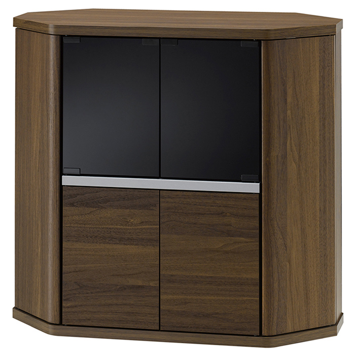 テレビボード ダークブラウン コーナー テレビ台 32インチ ハイタイプ