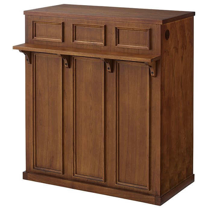 木製 レジカウンター収納家具