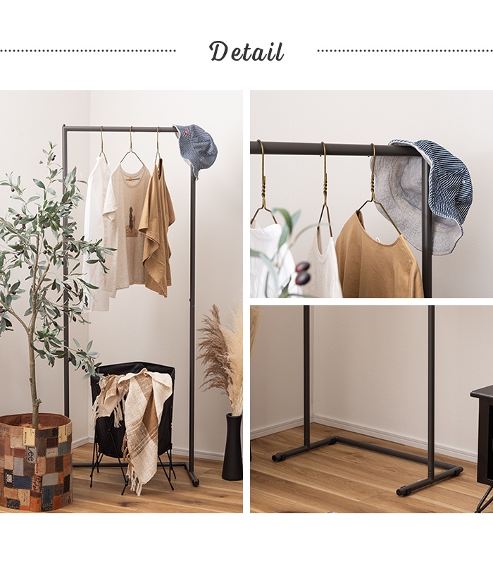 ハンガーラック ホワイト コートハンガー コート掛け 衣類収納 収納