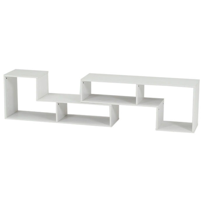 テレビ台 幅105 オークホワイト 伸縮タイプ L字型 テレビボード