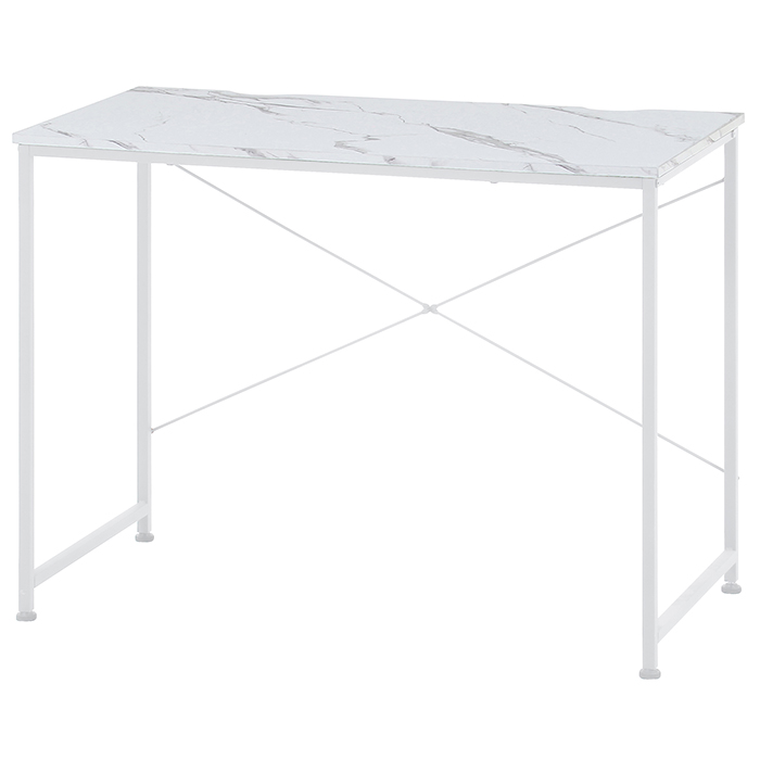 値下げ パソコンデスク ストーン(大理石柄) 幅95cm 奥行48cm PCデスク