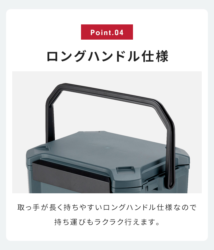 値下げ 座れる クーラーボックス 16L インディゴグレー 日本製