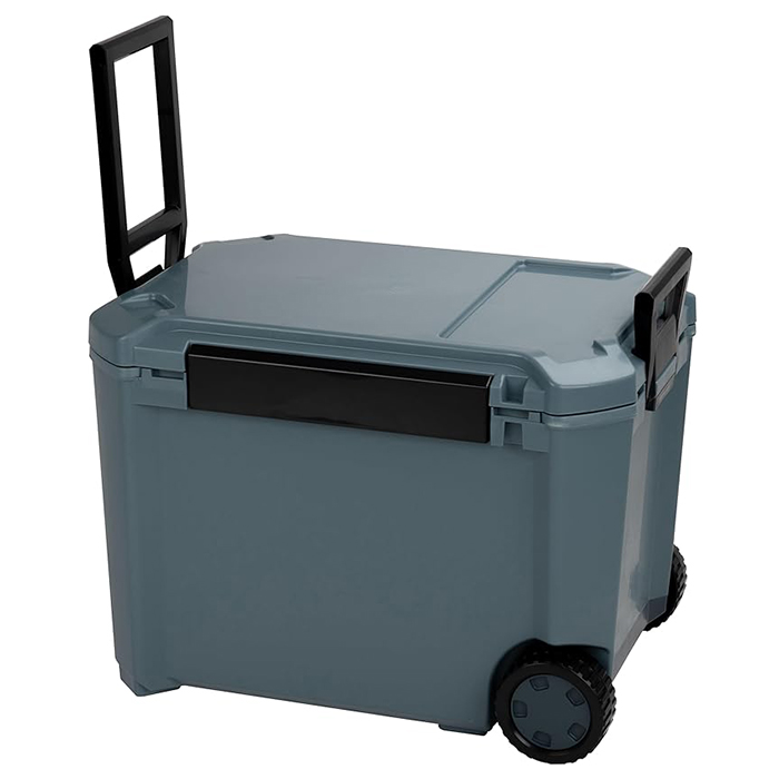 座れる クーラーボックス 44L インディゴグレー 日本製 クーラーBOX 大