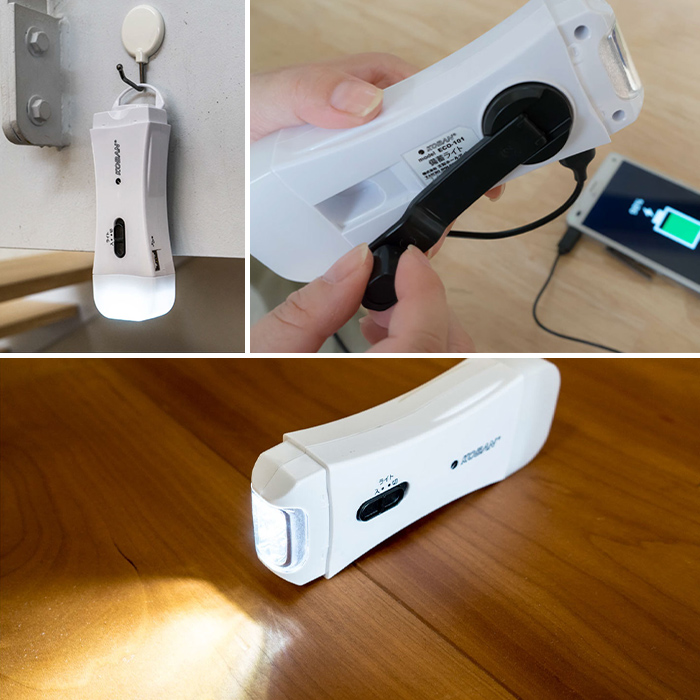 備蓄ライト 手回し充電 ライト 高輝度白色LED 充電器 ランタン