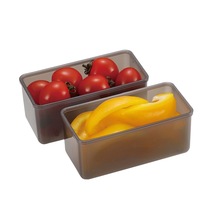 保存容器 ストッカー ミニサイズ 200ml 2個組 キューブ型 食品保存容器