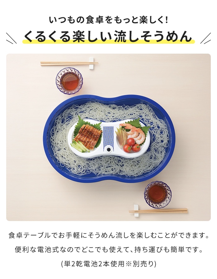 値下げ そうめん流し機 流しそうめん 流しそう...の詳細画像3