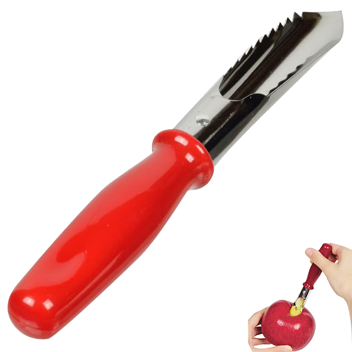 りんご 芯抜き ステンレス 芯取り フルーツ カッター 芯抜き器 果物 芯