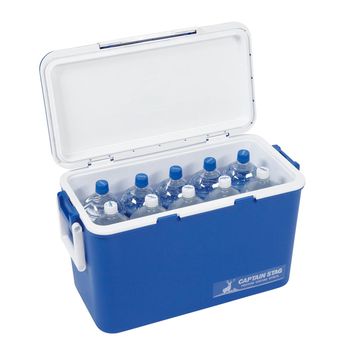 クーラーボックス 35L マットブルー 日本製 保冷ボックス 超大型 350ml