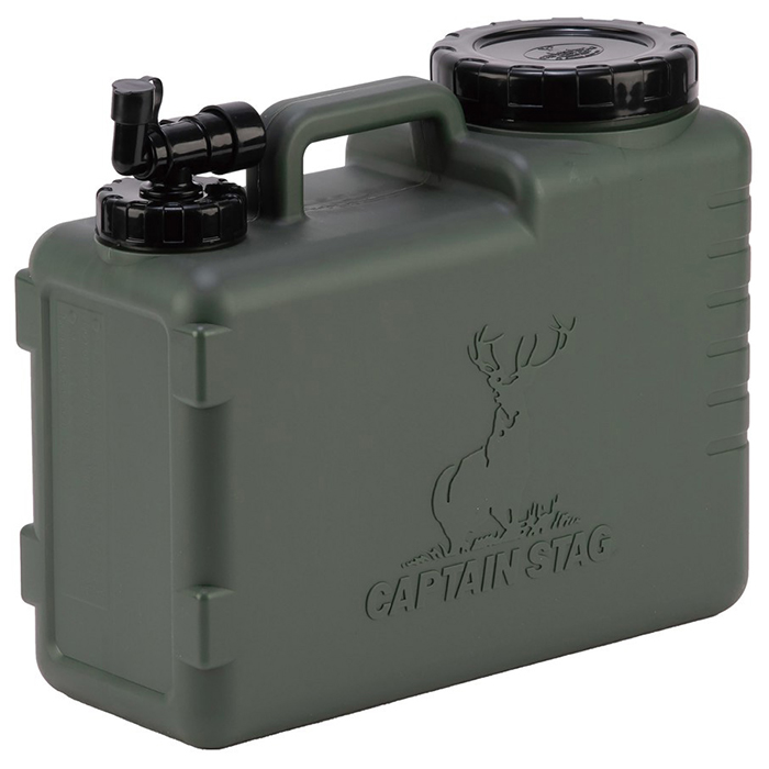 すだち　米軍放出品20L オリーブ　燃料タンク ウォータータンク 20L オリーブ コック付 広口 キャップ付 水 タンク