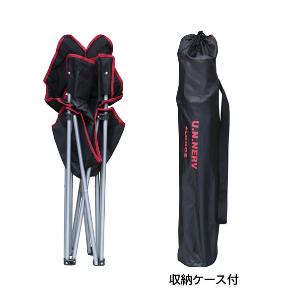 新品未使用✨️ LOGOS エヴァ コラボ　折りたたみチェア ※2脚セット送料込 新品未使用✨️ LOGOS エヴァ コラボ 折りたたみチェア ※2脚