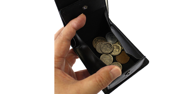 ガジェットリンク FRUH（フリュー） リアルカーボン 2つ折ウォレット