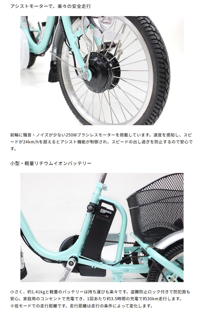 ACTIVEPLUS ミムゴ ACTIVE PLUS ノーパンク ロータイプ電動