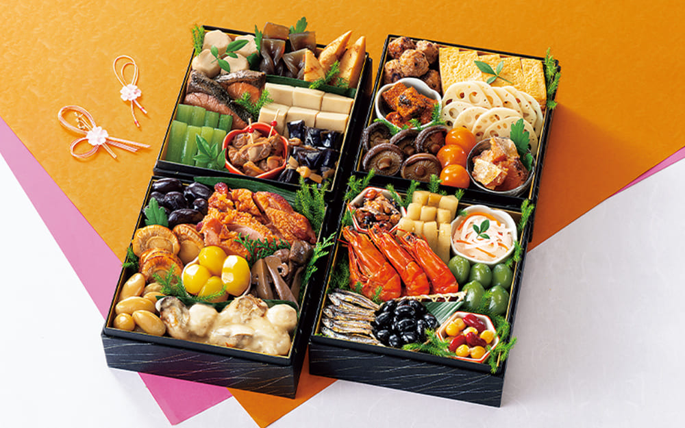 カモ井食品工業 おせちセット「彩」30品セット 鯛めしの素付き 約3?5人前