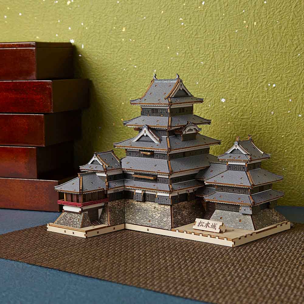多組 Wooden Art ki-gu-mi 松本城 カラー ver. 1セット : 産経ネット 
