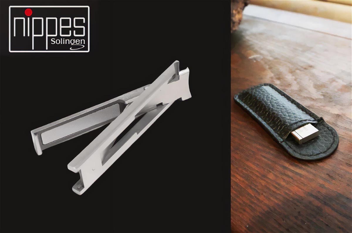NIPPES ポケットネイルクリッパー ドイツ製 超薄型爪切り 1個