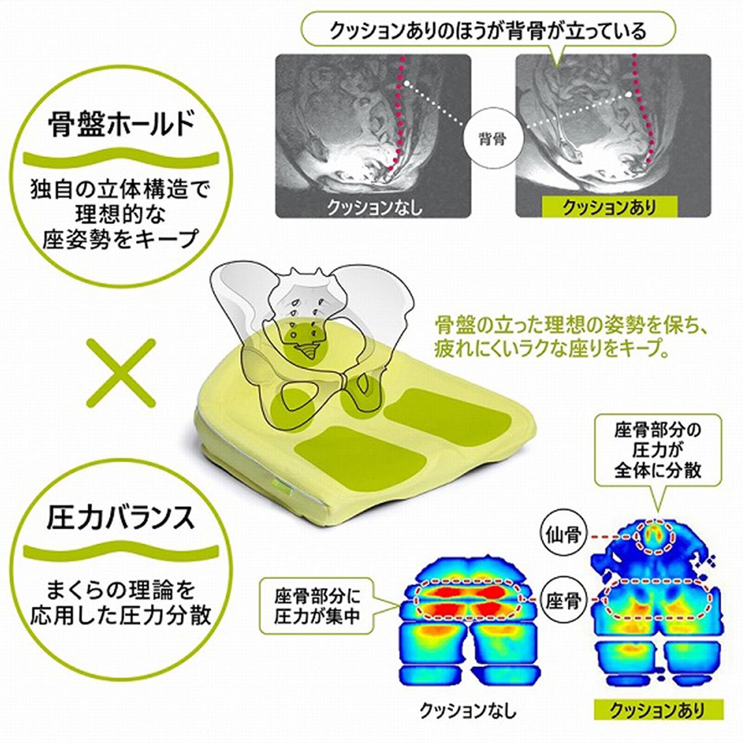 西川（nishikawa） Keeps キープス 「夢中がつづくクッション」おしり
