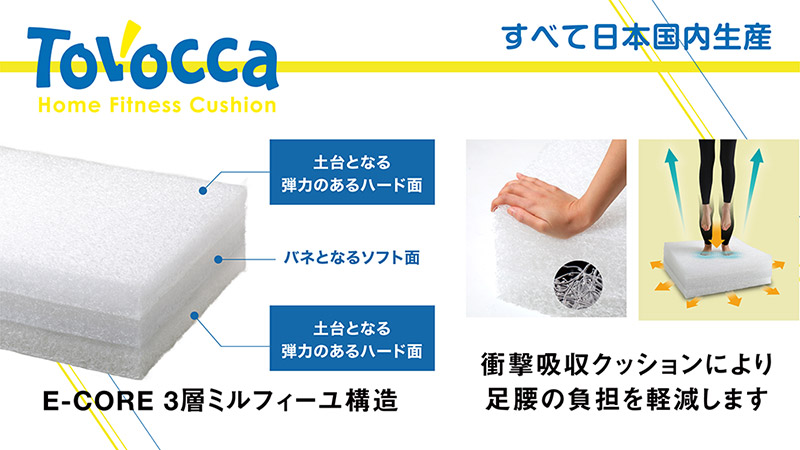 ピーエーエス TOVOCCA（トボッカ） ホームフィットネスクッション