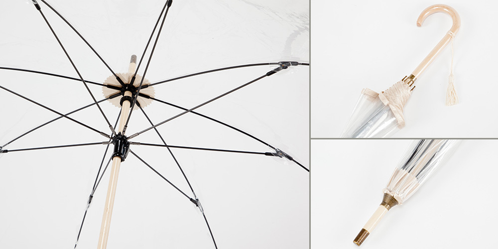 ホワイトローズ 縁結 雅 ビニール傘 長傘 1本 : 産経ネットショップ