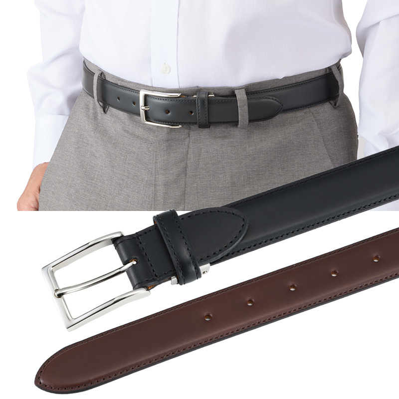 池之端銀革店 ビスポーク 姫路革スムースレザーベルト OT-011 1本