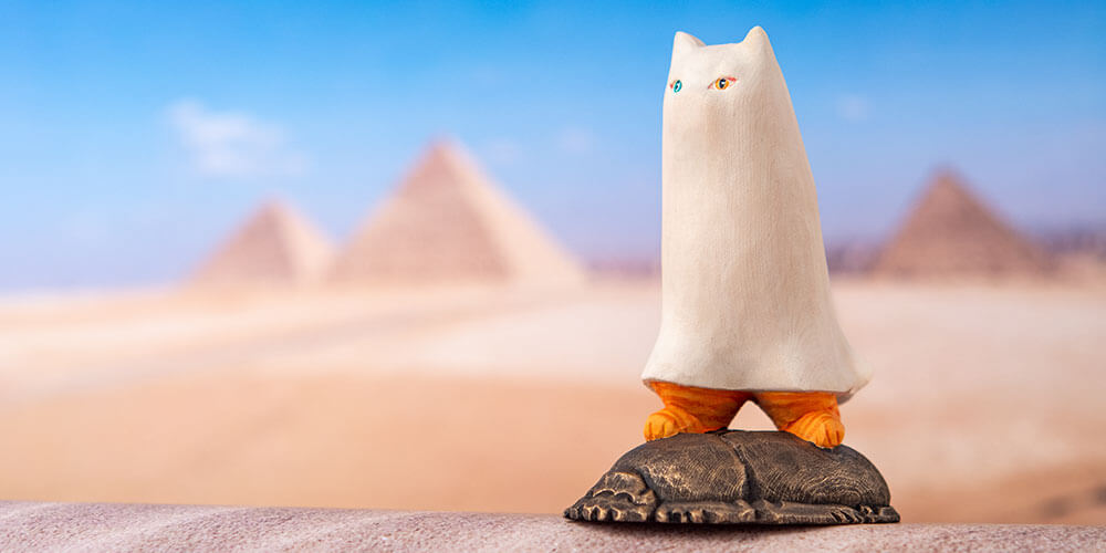 MORITA 仏屋さかい 猫budda メジェド神