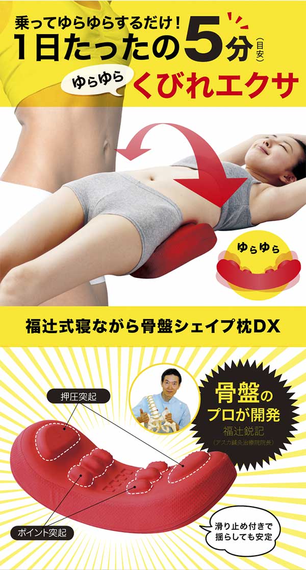 PROIDEA ドリーム プロイデア 福辻式寝ながら骨盤シェイプ枕DX