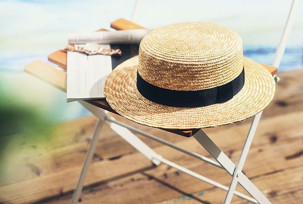 田中帽子店 マラン・ジー レディース カンカン帽子 UK-H026 1個 : 産経