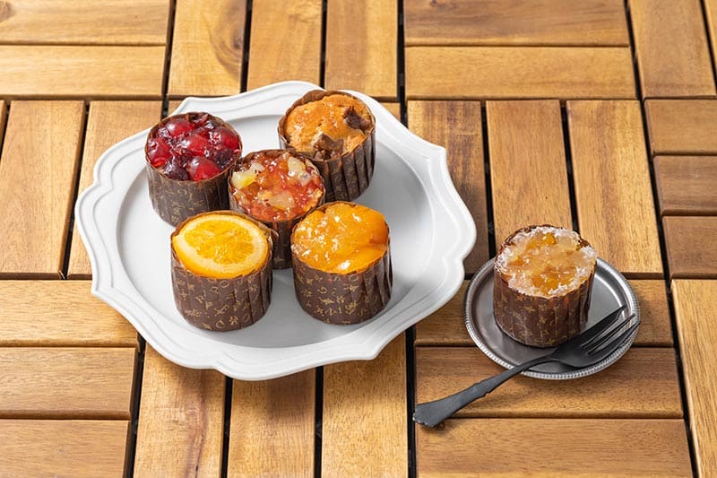 アデリー ホシフルーツ フレンチカップケーキ 9個 1箱