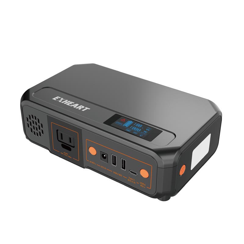 ハート電機サービス EXHEART ポータブル電源 EXPS-100BK 1台 : 産経