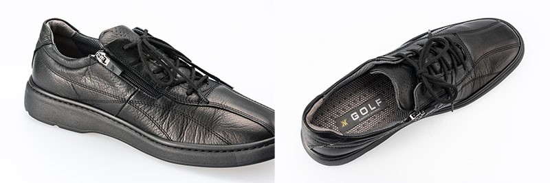 金谷製靴 カネカ シープスキンシボ革 ウォーキングシューズ 紐 4E 50 1