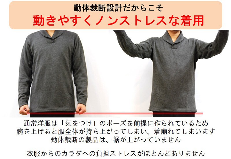 そして 丸和繊維工業 産経ネットショップ - 通販 - PayPayモール メンブラーナ ウェイクアップウェア 193J106ZUV2 1セット(トップス×1、パンツ×1) くりに
