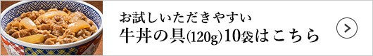 牛丼の具 1袋（120g）×10袋