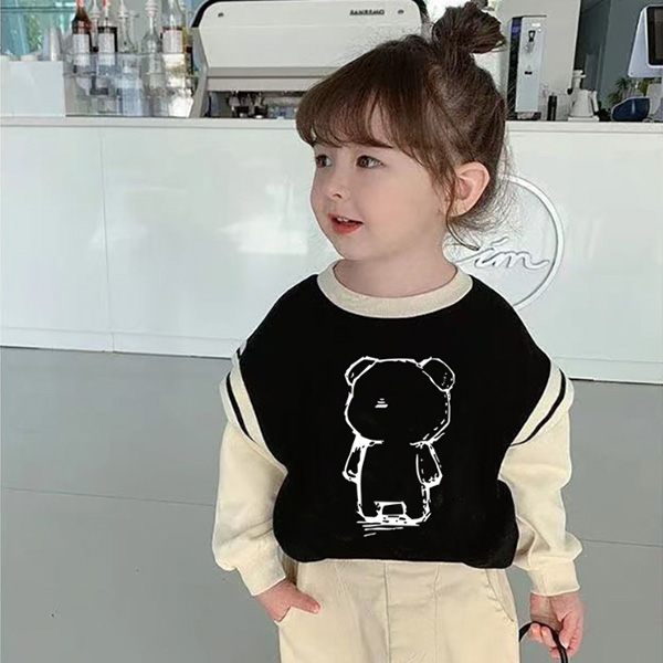 子供服 トレーナー キッズ ベビー くま クマ ツーピース風 トップス かわいい プルオーバー セーター ニット : san022 : Sankou  SHOP - 通販 - Yahoo!ショッピング