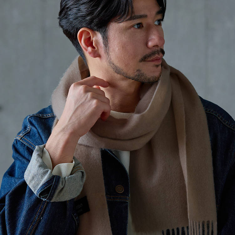 Filomo（フィローモ） カシミヤ マフラー メンズ カシミヤ100