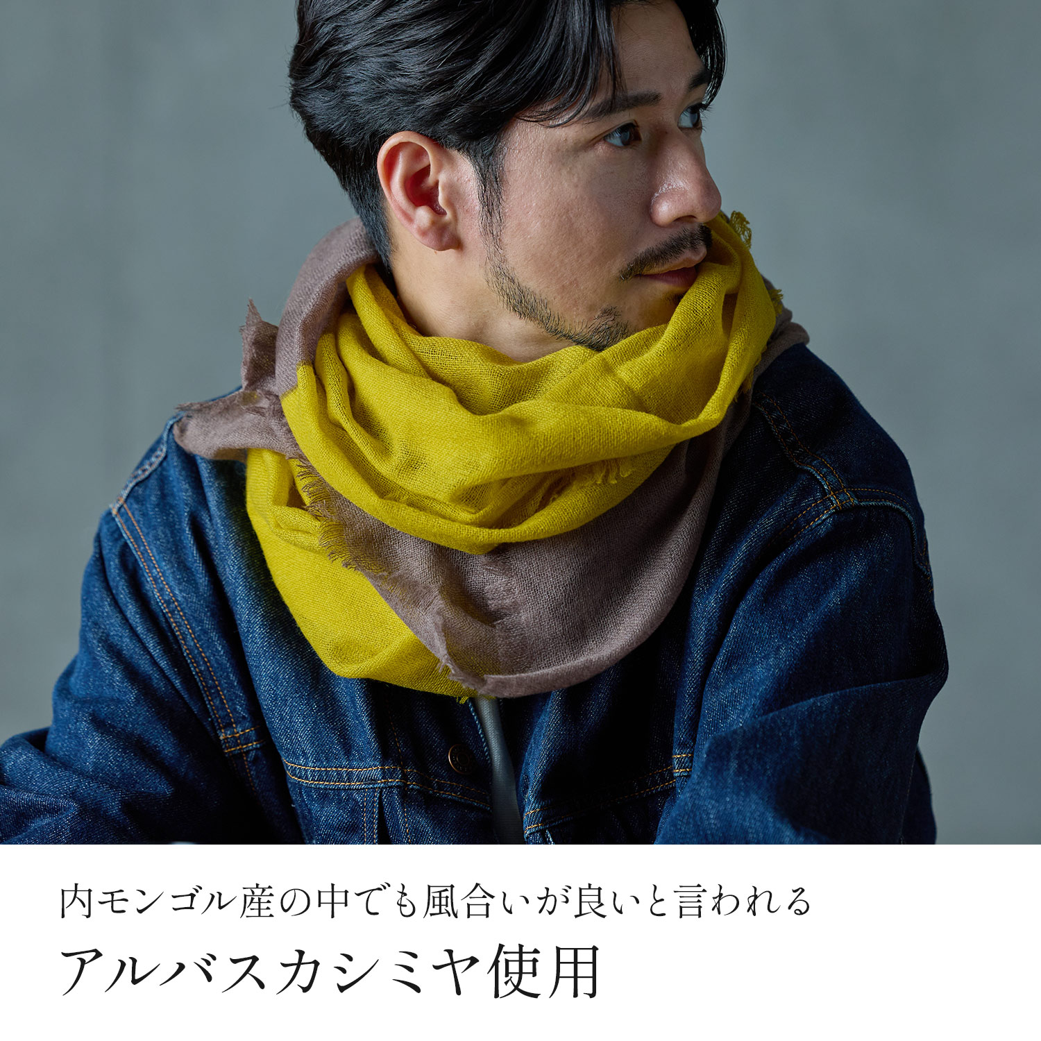 カシミヤ 100% ストール メンズ 大判 薄手 夏 春 ガーゼストール 大判