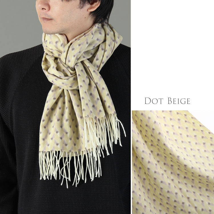 カシミヤ 100% ストール メンズ レッド チェック