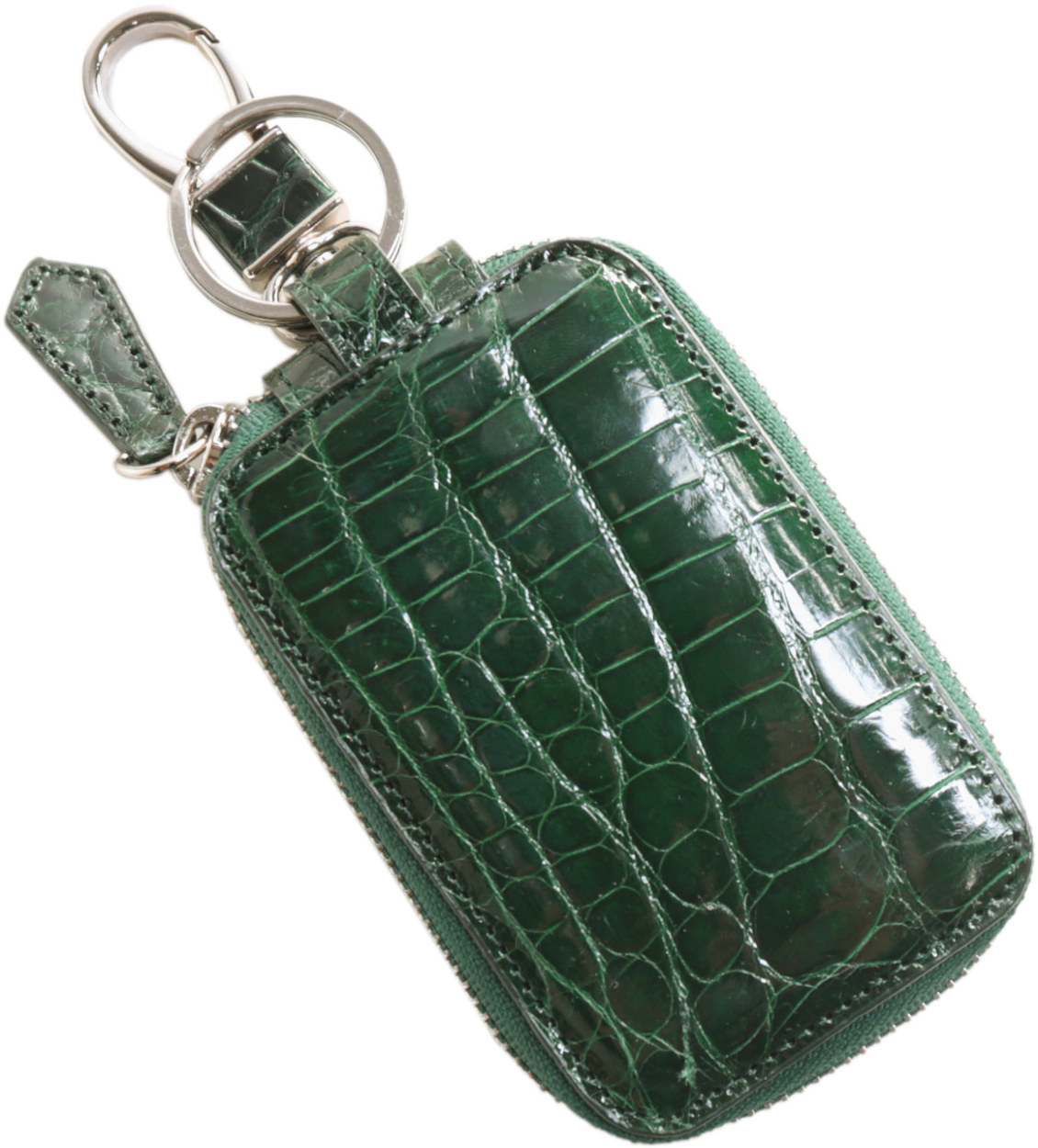 クロコダイル スマート キー ケース 家 車 鍵 シャイニング 加工 4FA