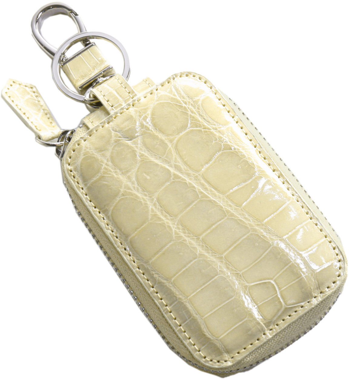 クロコダイル スマート キー ケース 家 車 鍵 シャイニング 加工 4FA