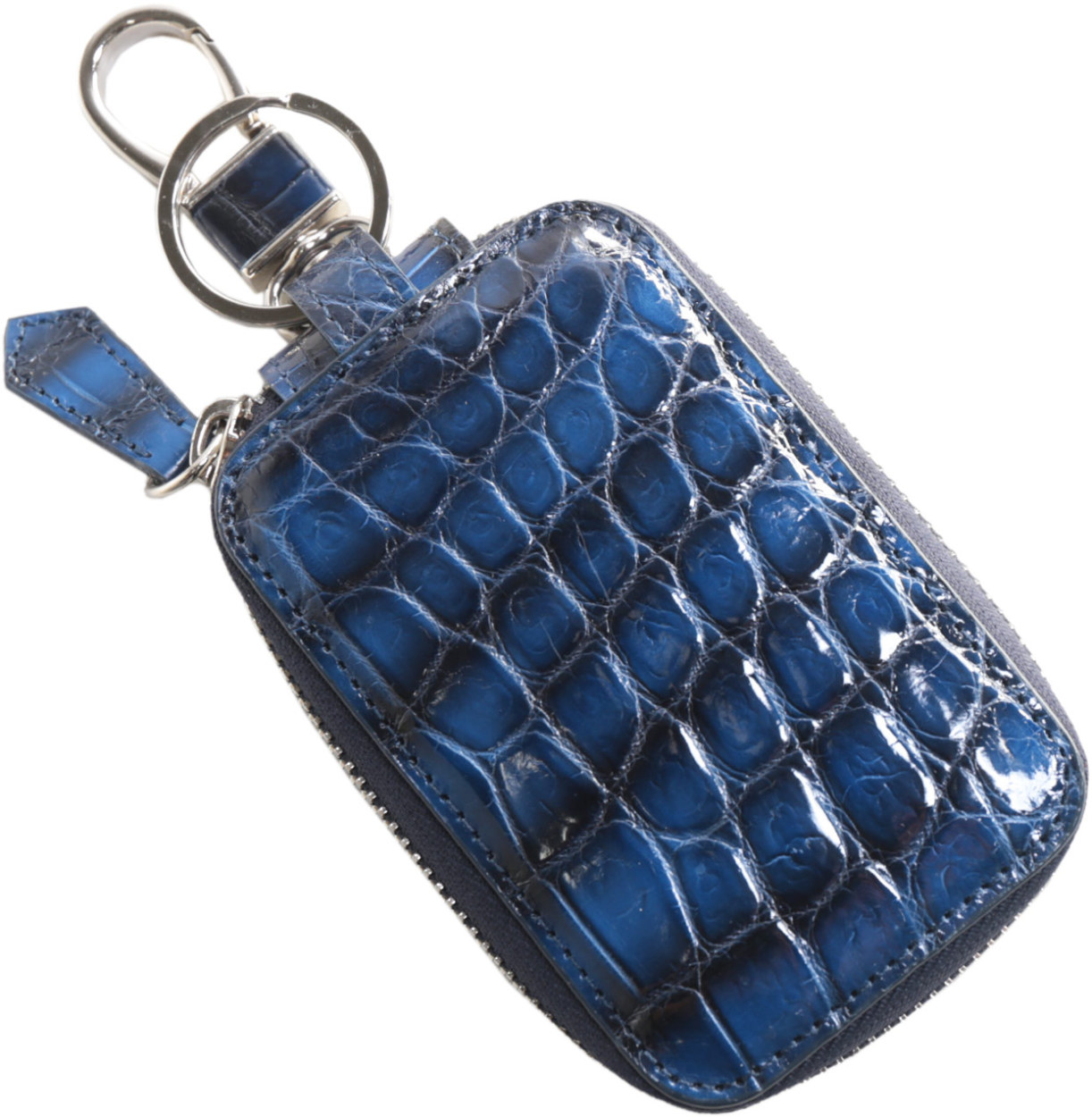 クロコダイル スマート キー ケース 家 車 鍵 シャイニング 加工 4FA