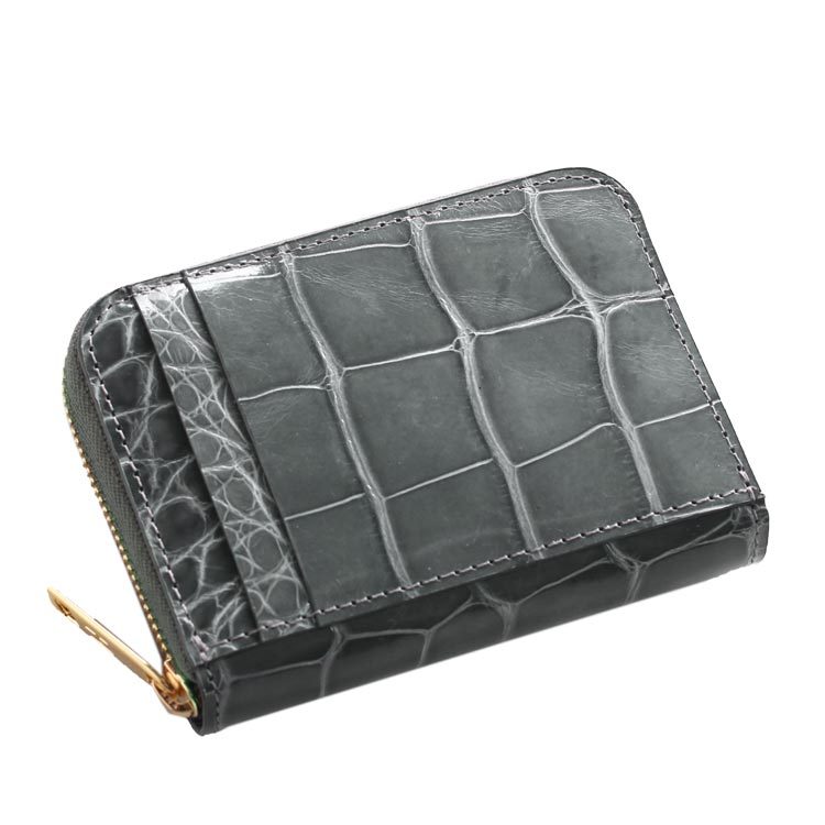 爆買 HALEINE クロコダイル カードケース 本革 メンズ じゃばら 本革 お財布 全14色(06001368-mens-1r) | HALEINE | 12