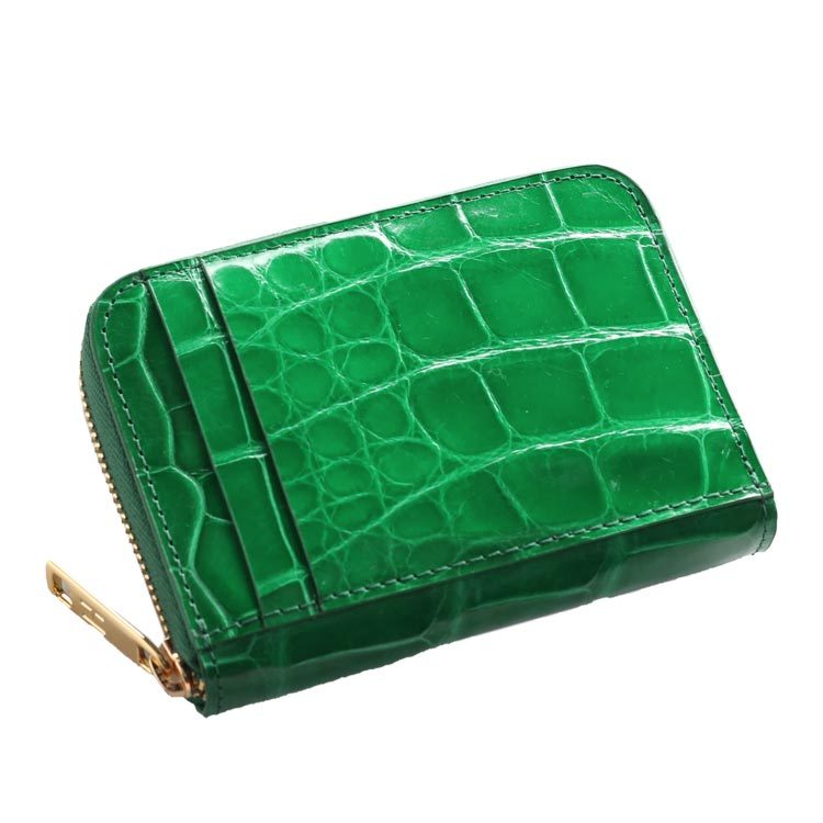 爆買 HALEINE クロコダイル カードケース 本革 メンズ じゃばら 本革 お財布 全14色(06001368-mens-1r) | HALEINE | 07
