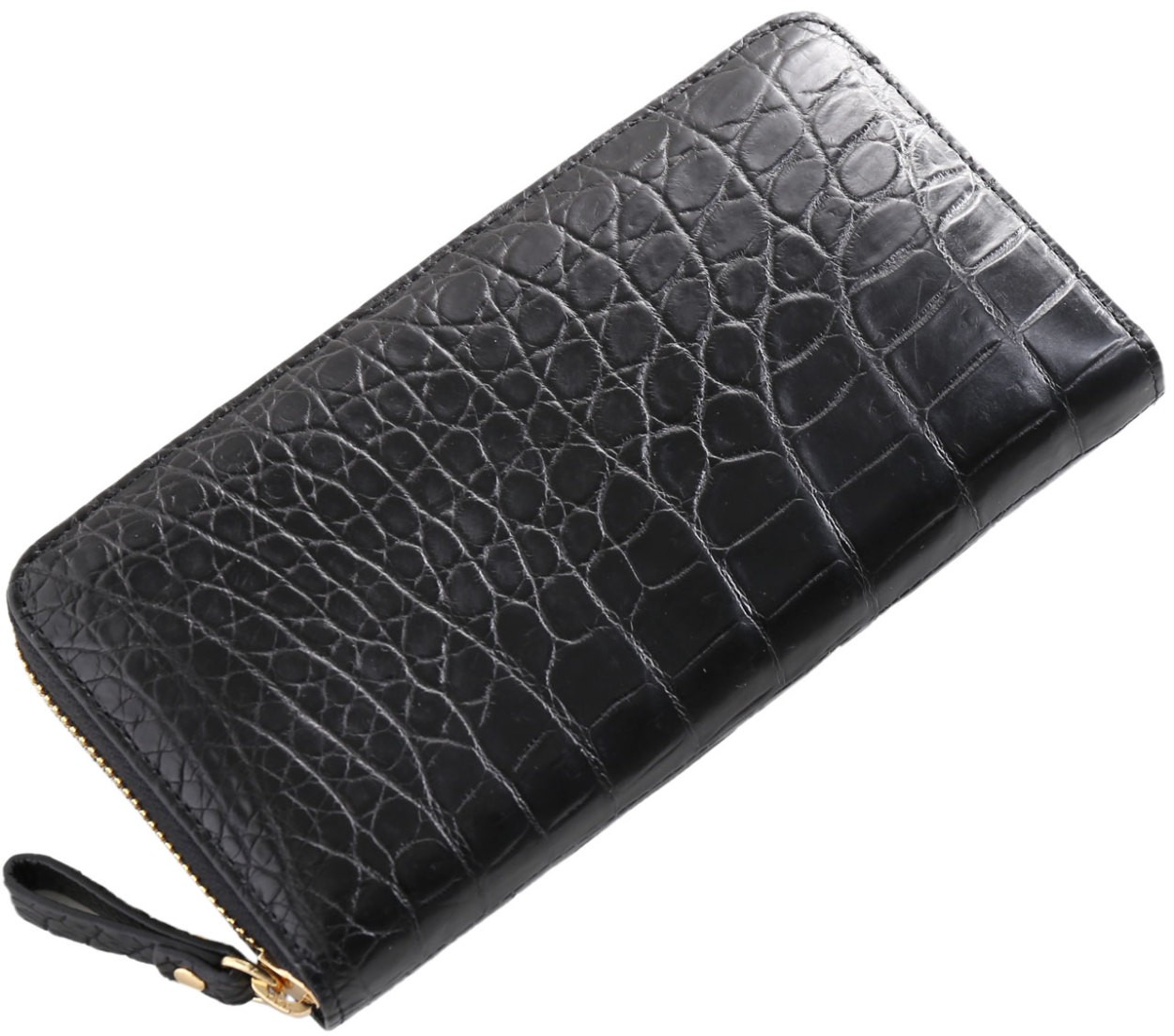 sankyo shokai（三京商会） クロコダイル マット加工 ラウンド