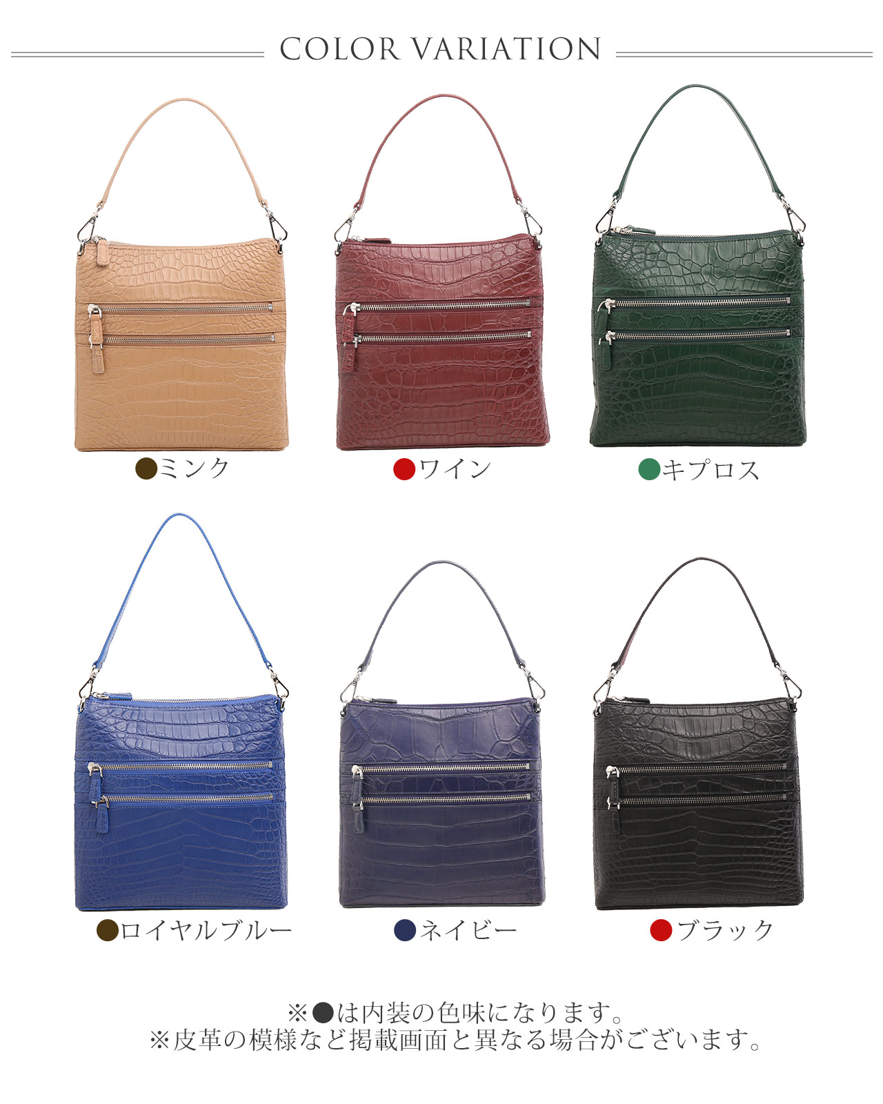 MASSIMO　アリゲーター革　ハンドバッグ クロコダイル 2WAYバッグ メンズ ショルダーバッグ ハンドバッグ ワニ