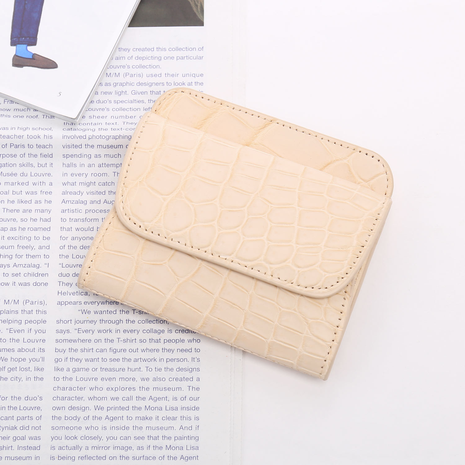 クロコダイル 小さい財布 財布 メンズ ボックス型 小銭入れ 付き ミニ