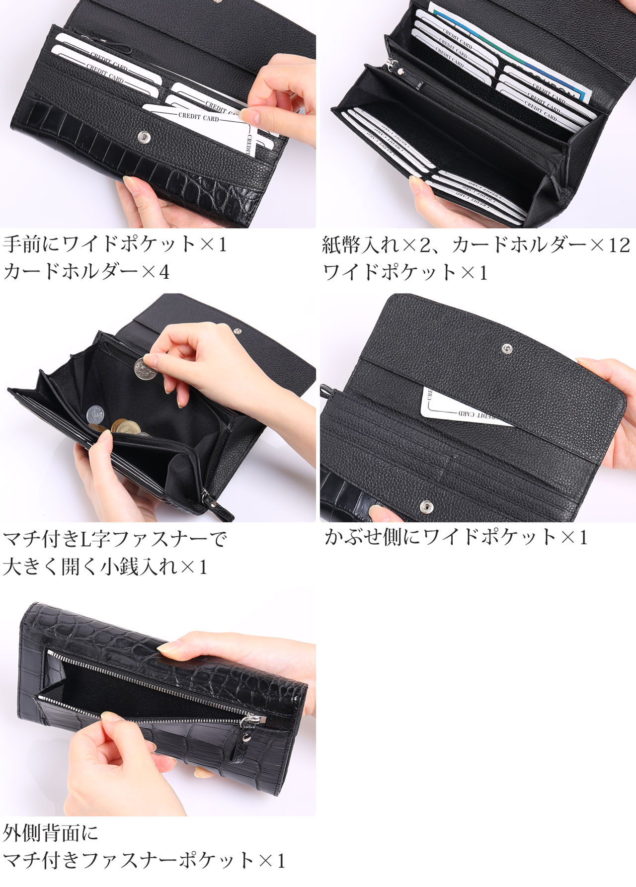 0308-346 財布 Artisane josse（アルティザンヌ・ジョゼ） 長財布 レディース 軽量 本