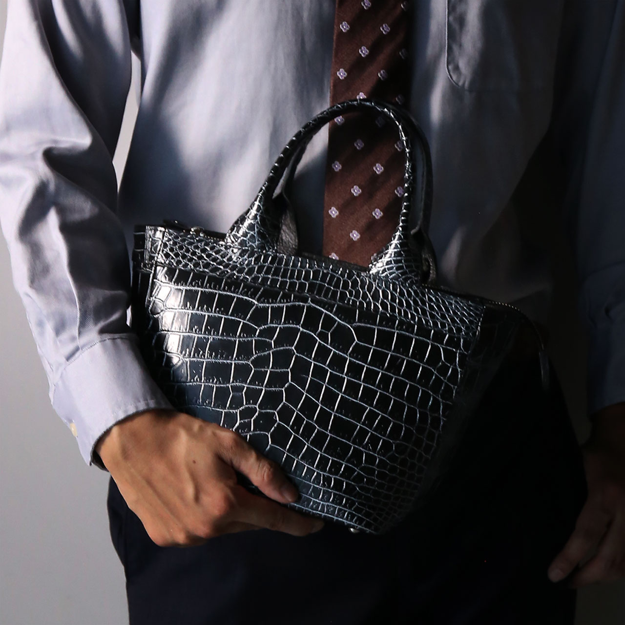 高級レザー✨クロコ型押し✨ミニトートバッグ 楽天市場】【10%オフクーポン】日本製 ミニトートバッグ メンズ 革