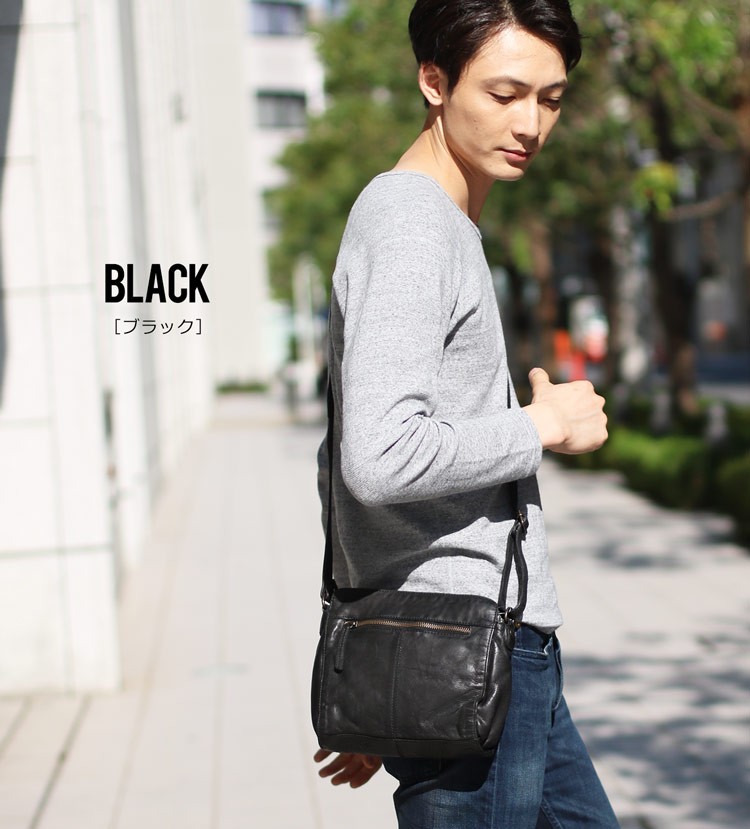 Mia専用　ブラック ショルダーバッグ Mia Borsa（ミアボルサ） ショルダーバッグ バッグ 「Mia Borsa」本革